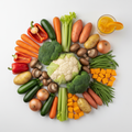 Small Veg Box by Freshly Local - fresh vegetables flat lay